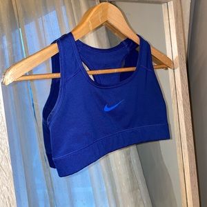 Blue Nike Sports Bra